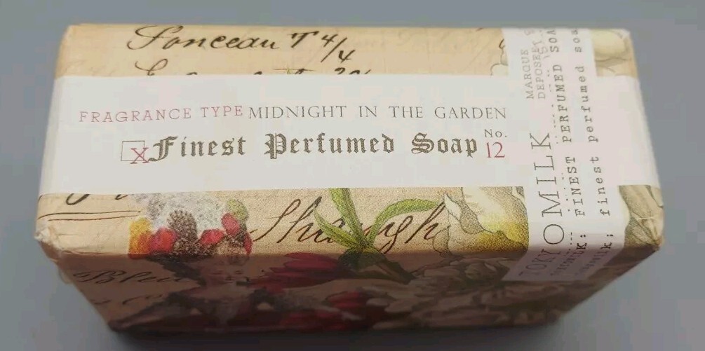 Lot 3 Bars Of French Soap Fresh FREESIA, Midnight In The Garden, Almond Ginger