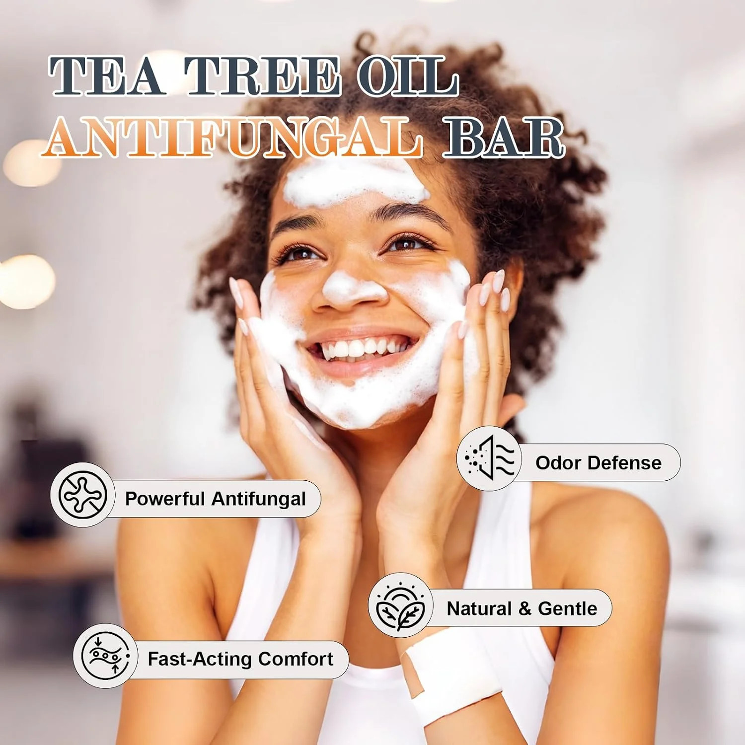 3 Pcs Veloma Antifungal Soap,Veloma Soap,Soothing Tea Tree & Eucalyptus, Deep Po