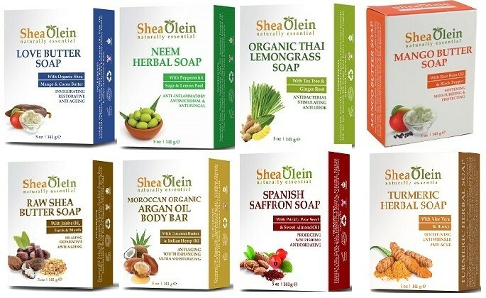 8 Bars Shea Olien Assorted Soaps (as Shown)