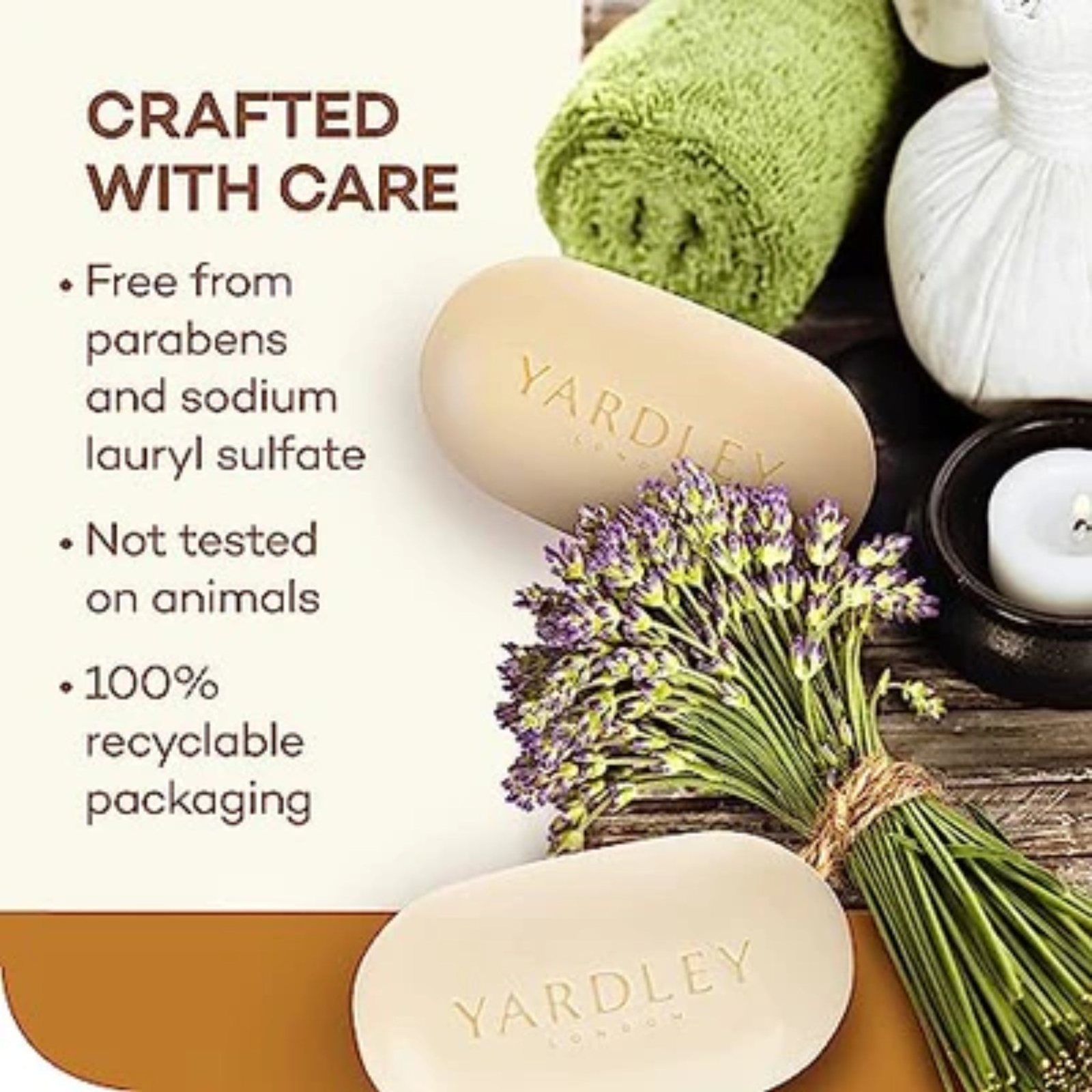Yardley London Oatmeal & Almond Moisturizing Bath Bar Soap, 4.0 oz. (Pack of 2)