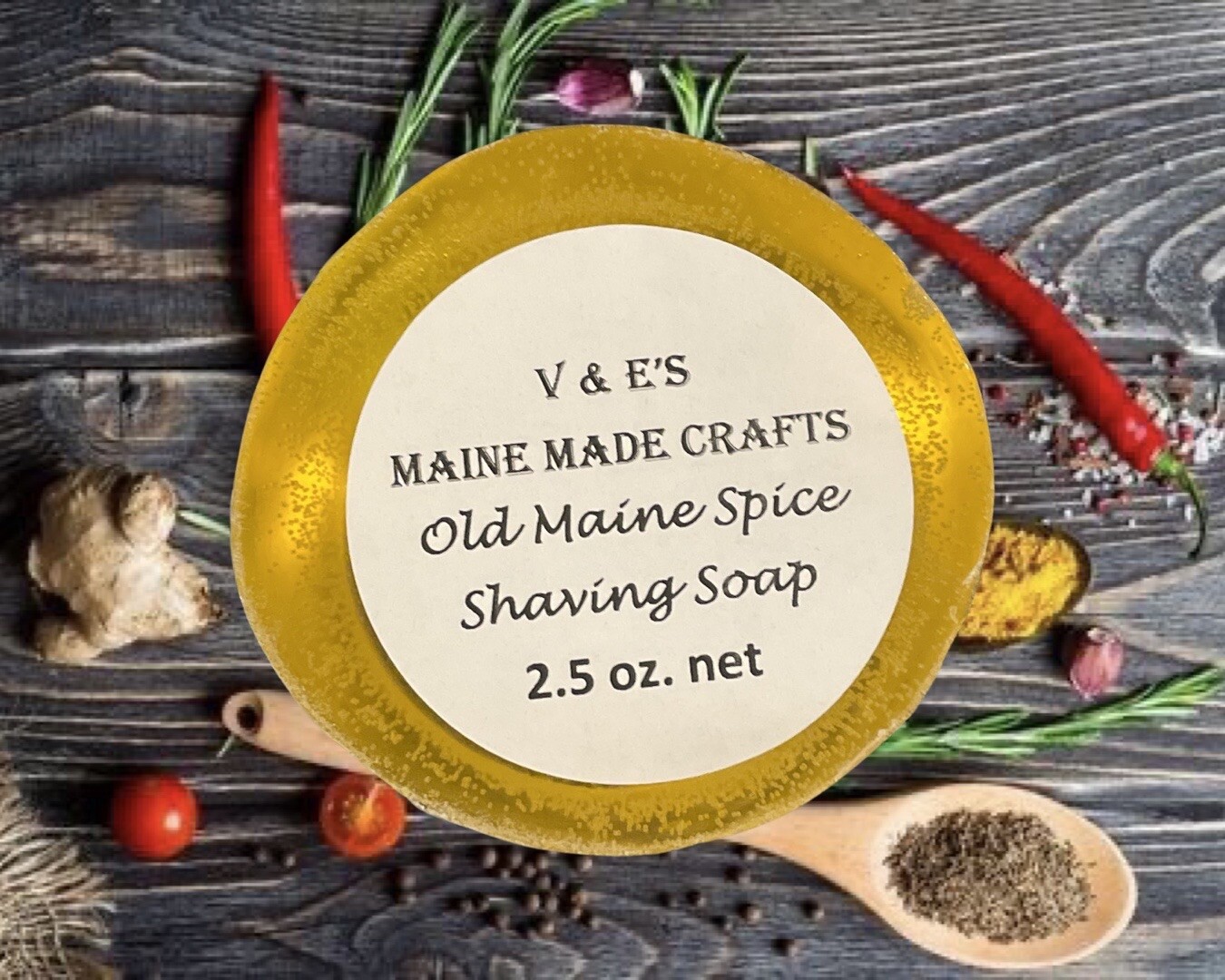 Glycerin Shaving Soap – Old Maine Spice