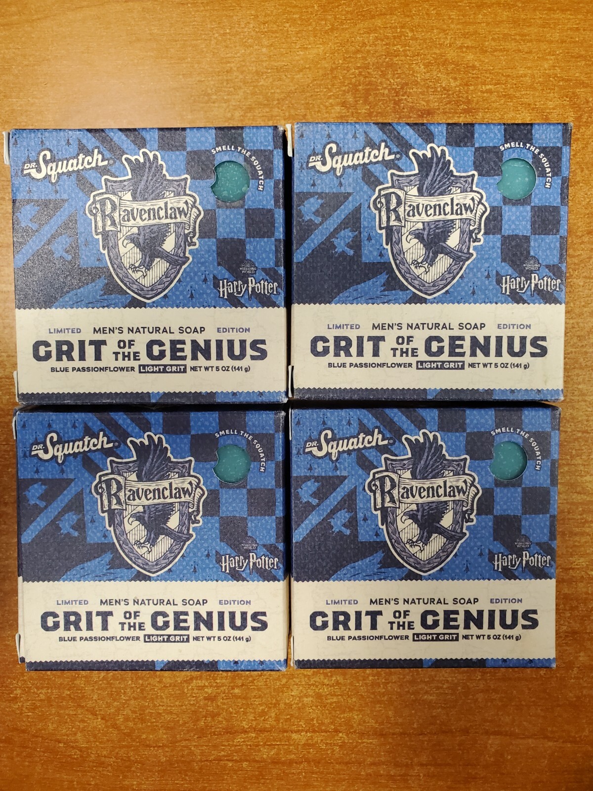 4 Bars: Dr. Squatch Bar Soap Harry Potter *RAVENCLAW* Light Grit (2898)