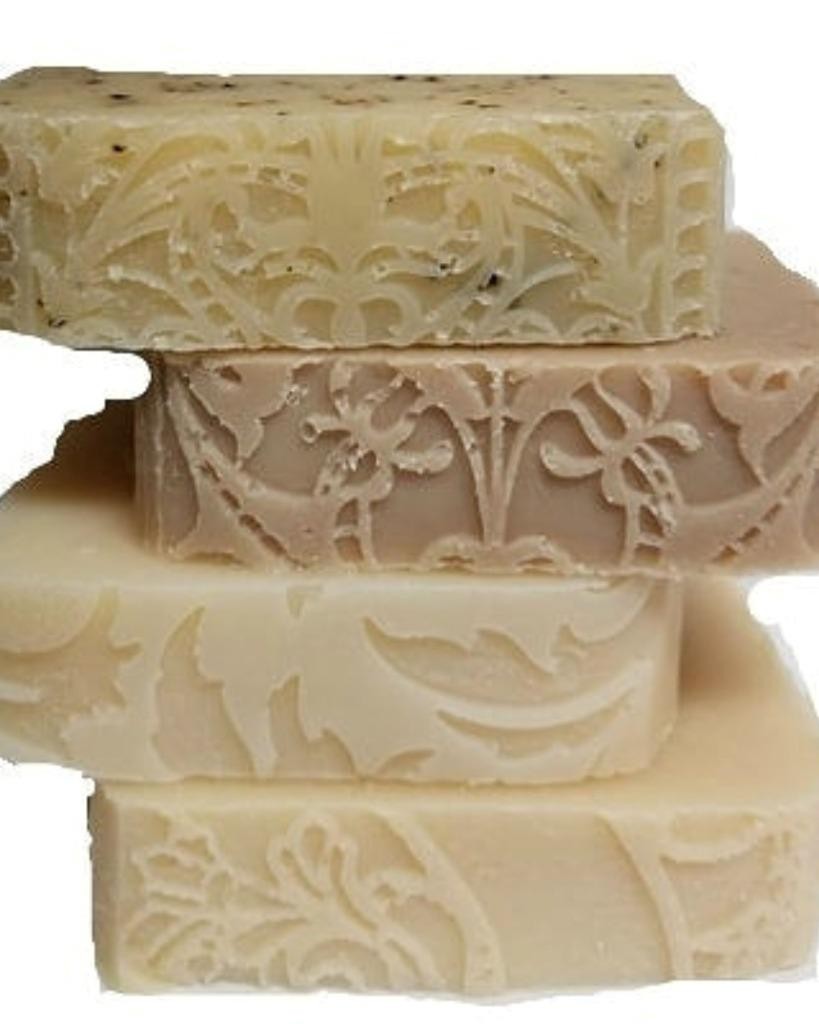 Pair of Handmade citrus Goat Milk Soaps, essential oils, ships fast!