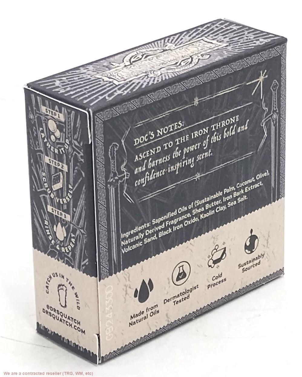 DR. SQUATCH Men’s All Natural Bar Soap – Thousand Sword Scrub – 5oz