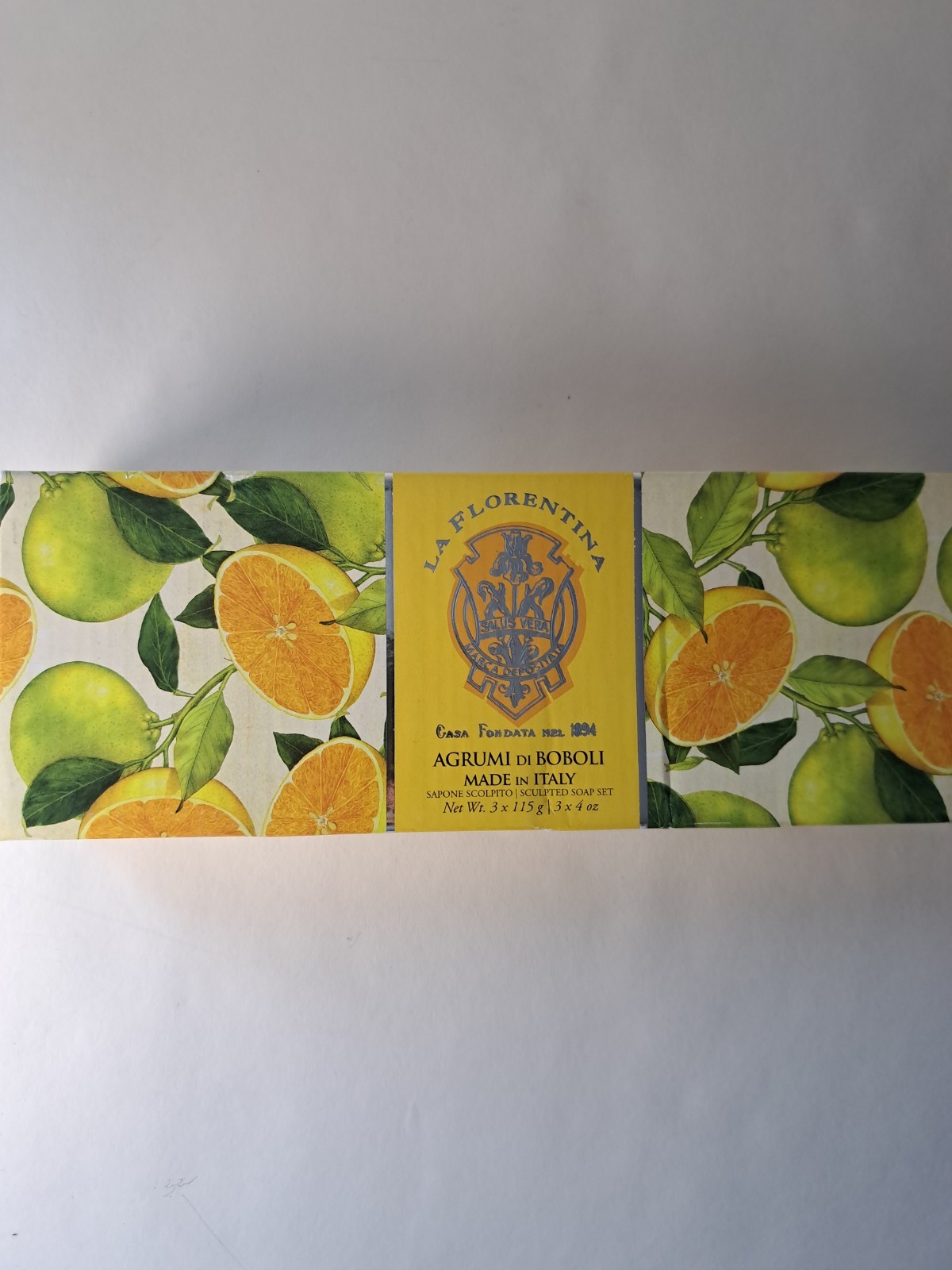 La Florentina Agrumi Di Boboli 3 x 5.3oz. Handmade Italian Soap
