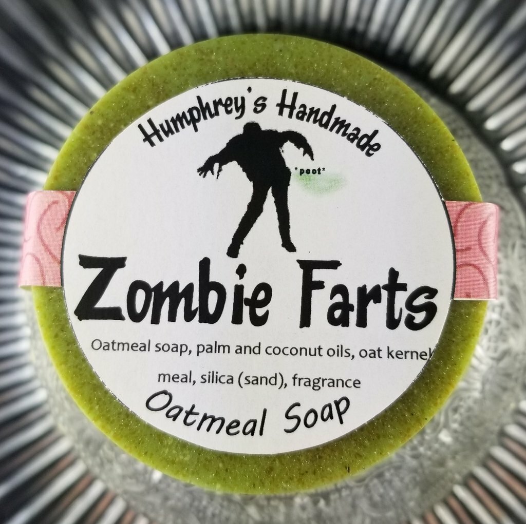 YOU CHOOSE SCENT Handmade Oatmeal Soap Puck, Exfoliating Moisturizing Mechanics