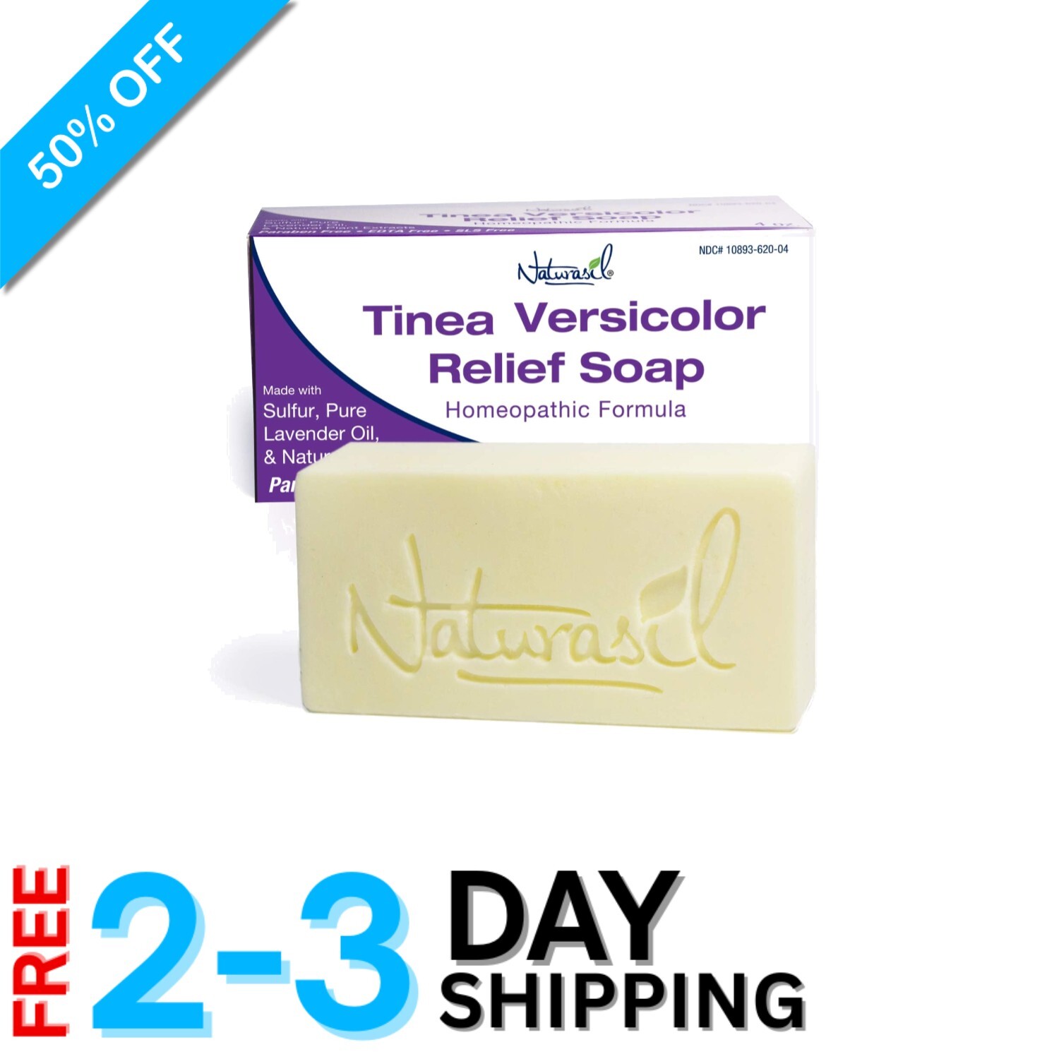 Effective Tinea Versicolor Treatment Max-Strength Soap: Fast-Acting, Kid Safe
