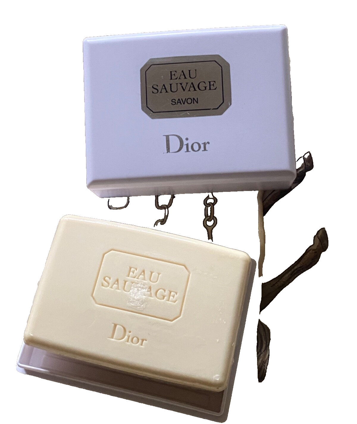 CHRISTIAN DIOR UNISEX EAU SAUVAGE VINTAGE 150G SOAP & CASE