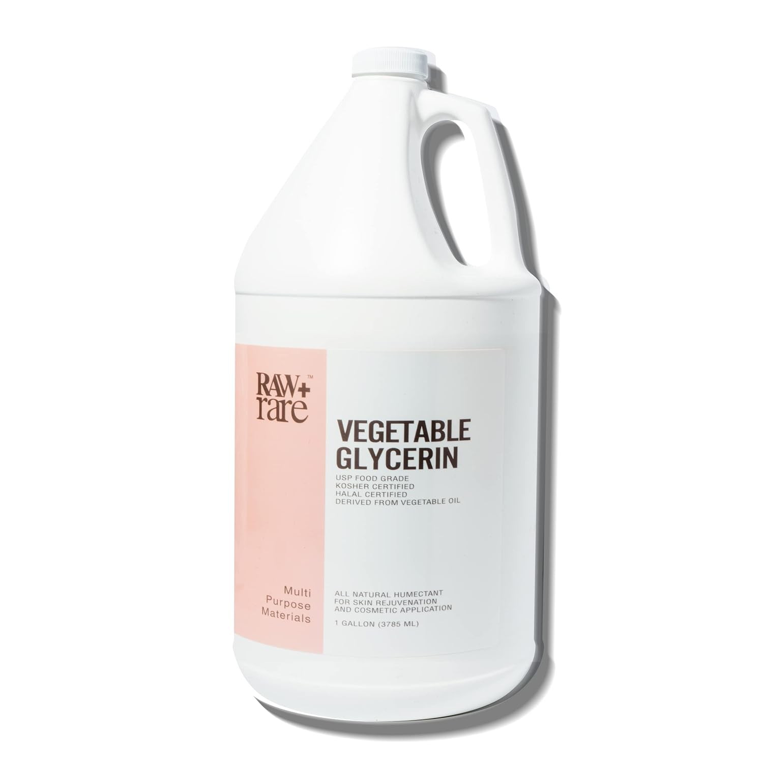 Natural Vegetable Glycerin, Bulk Gallon 128 fl oz, for Skin, Hair & Crafts