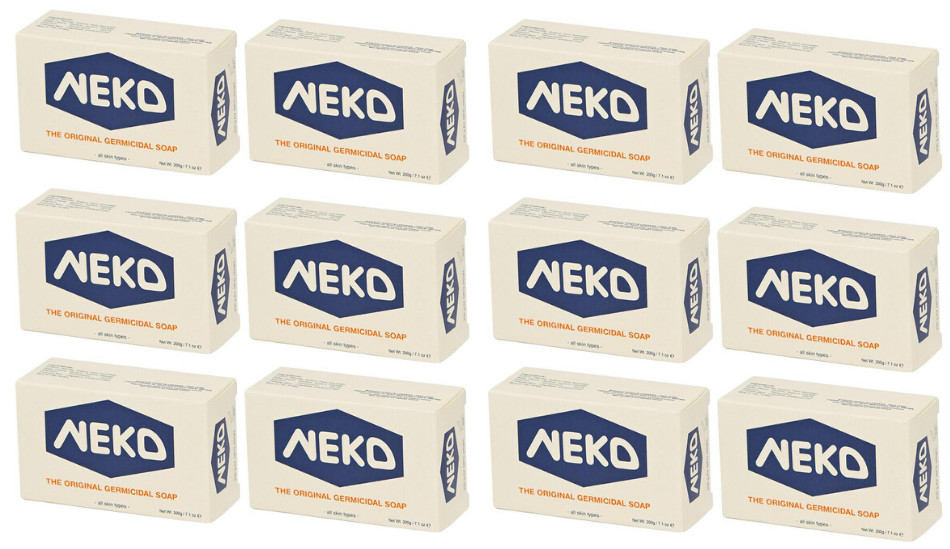 NEKO THE ORIGINAL SOAP BARS { PACK OF 12 } 80g / 2.82 Oz EACH FREE SHIPPING