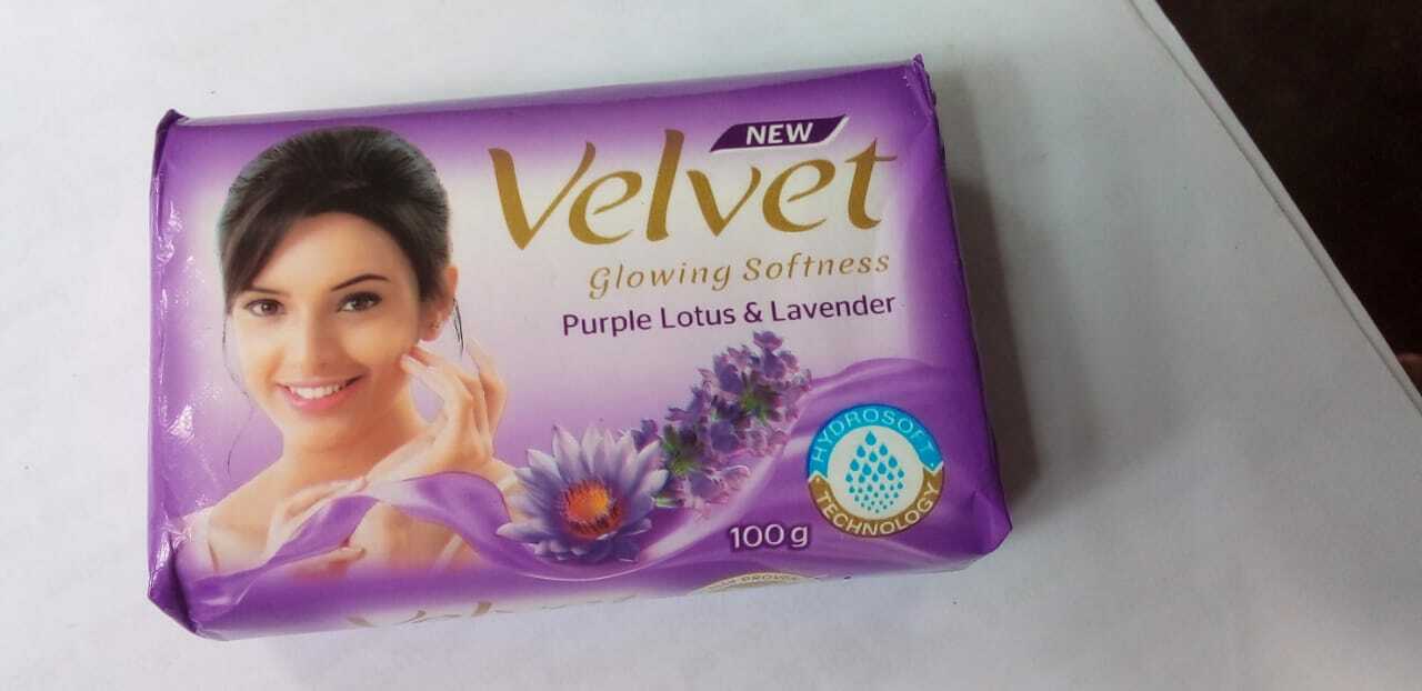 Velvet Glowing Softness Purple Lotus & Lavender Soap Keep Your Skin Fresh Always