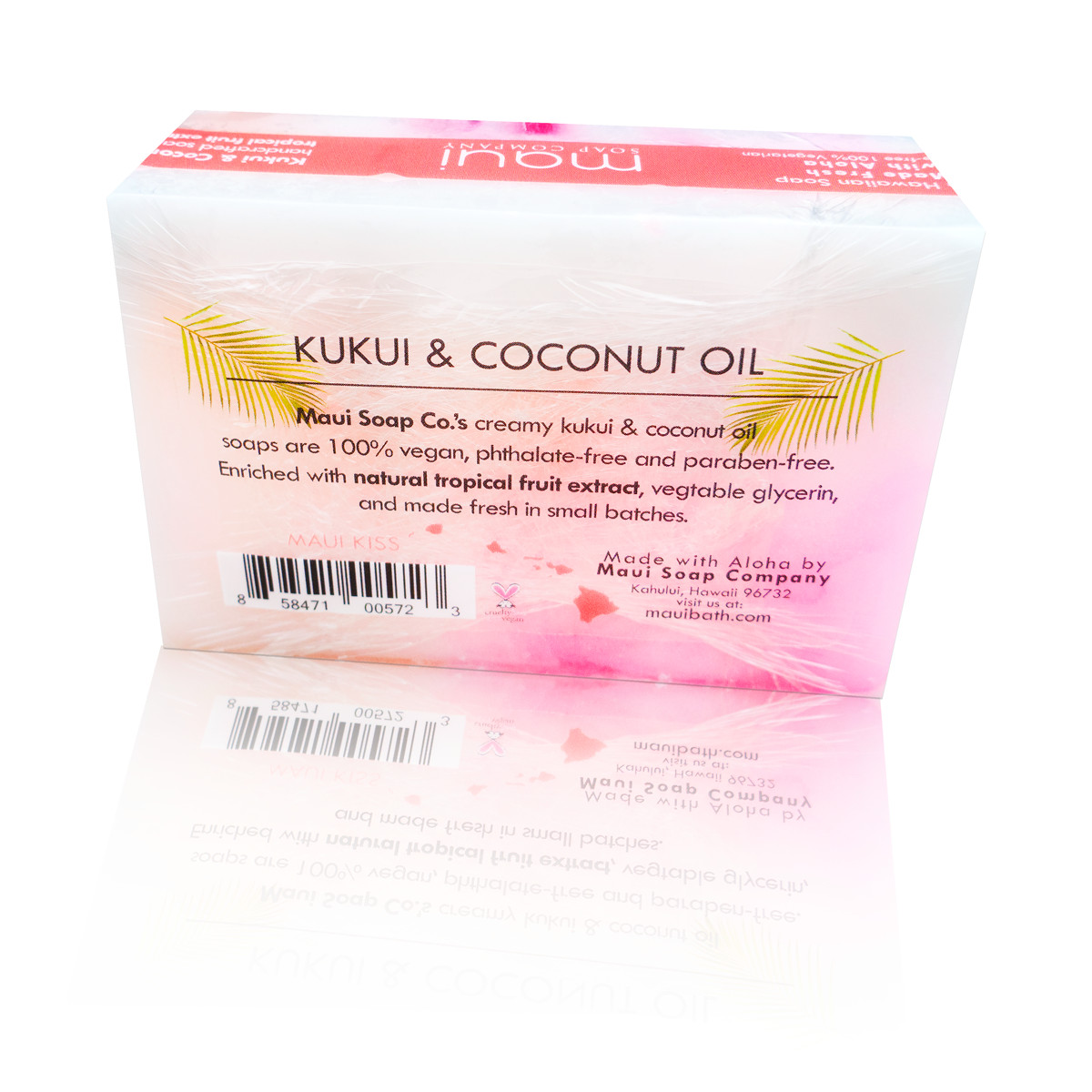 Maui Soap Co Maui Kiss Bar Soap with Kukui & Coconut Oil 6oz