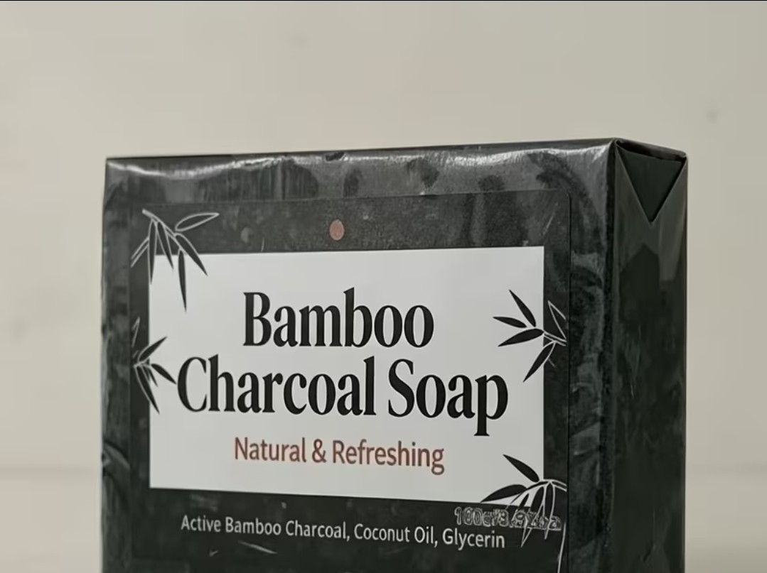 Natural And Refreshing Bamboo Charcoal Soap 2bars