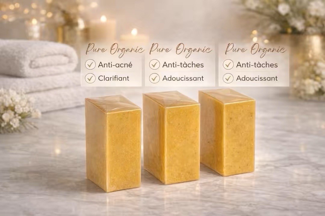 3 bars soap Turmeric Soap Anti-acne Clarifying Anti-stain Softening Face Body