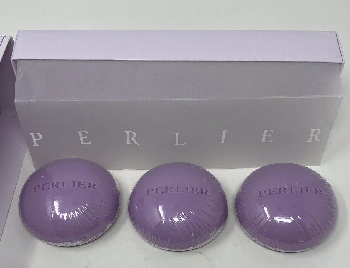 Perlier Lavender Honey Softening Soap – Three 4.4 Oz Sealed Bars Gift Set