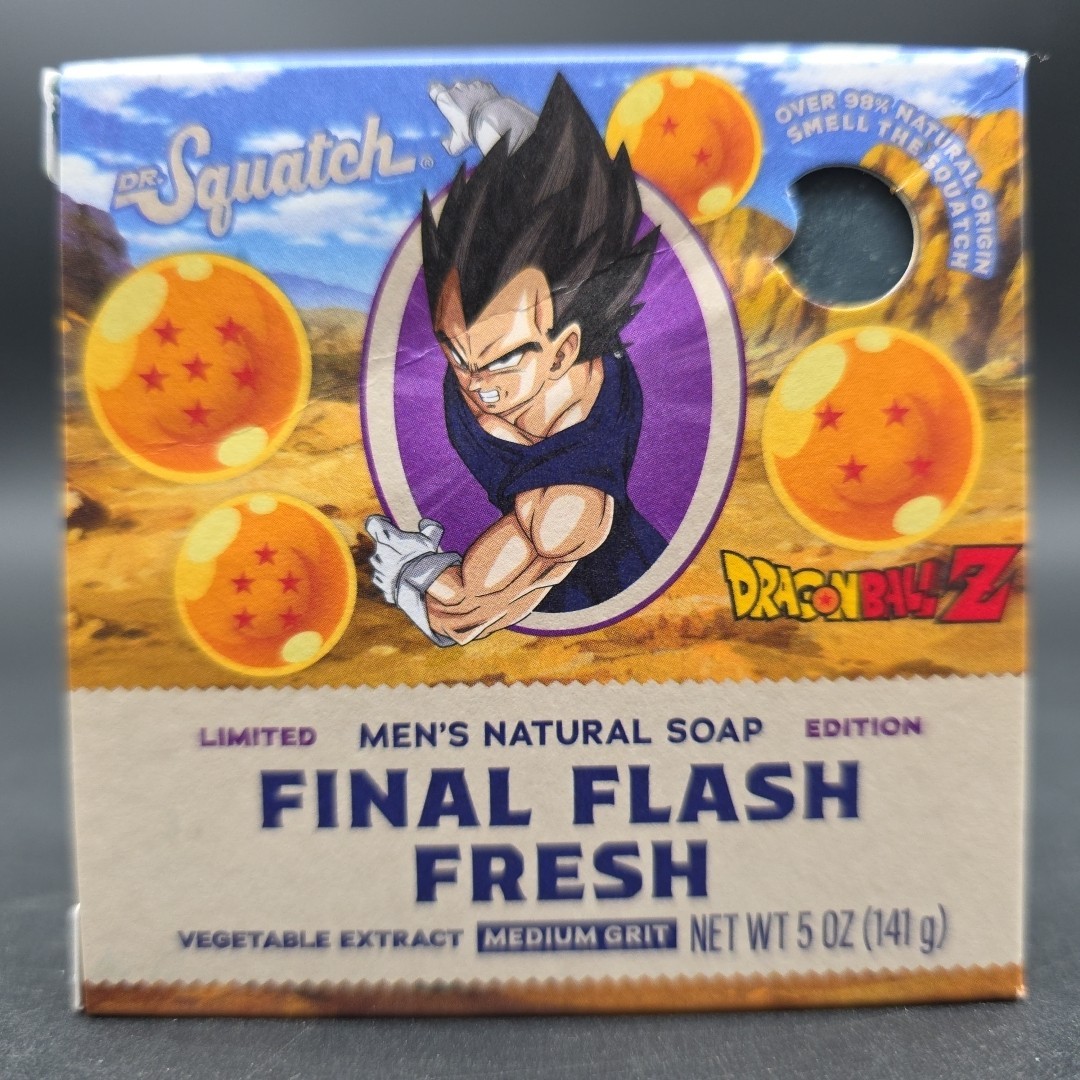 Dr. Squatch Ltd Ed. Dragon Ball Z Final Flash Fresh Soap Medium Grit 5oz