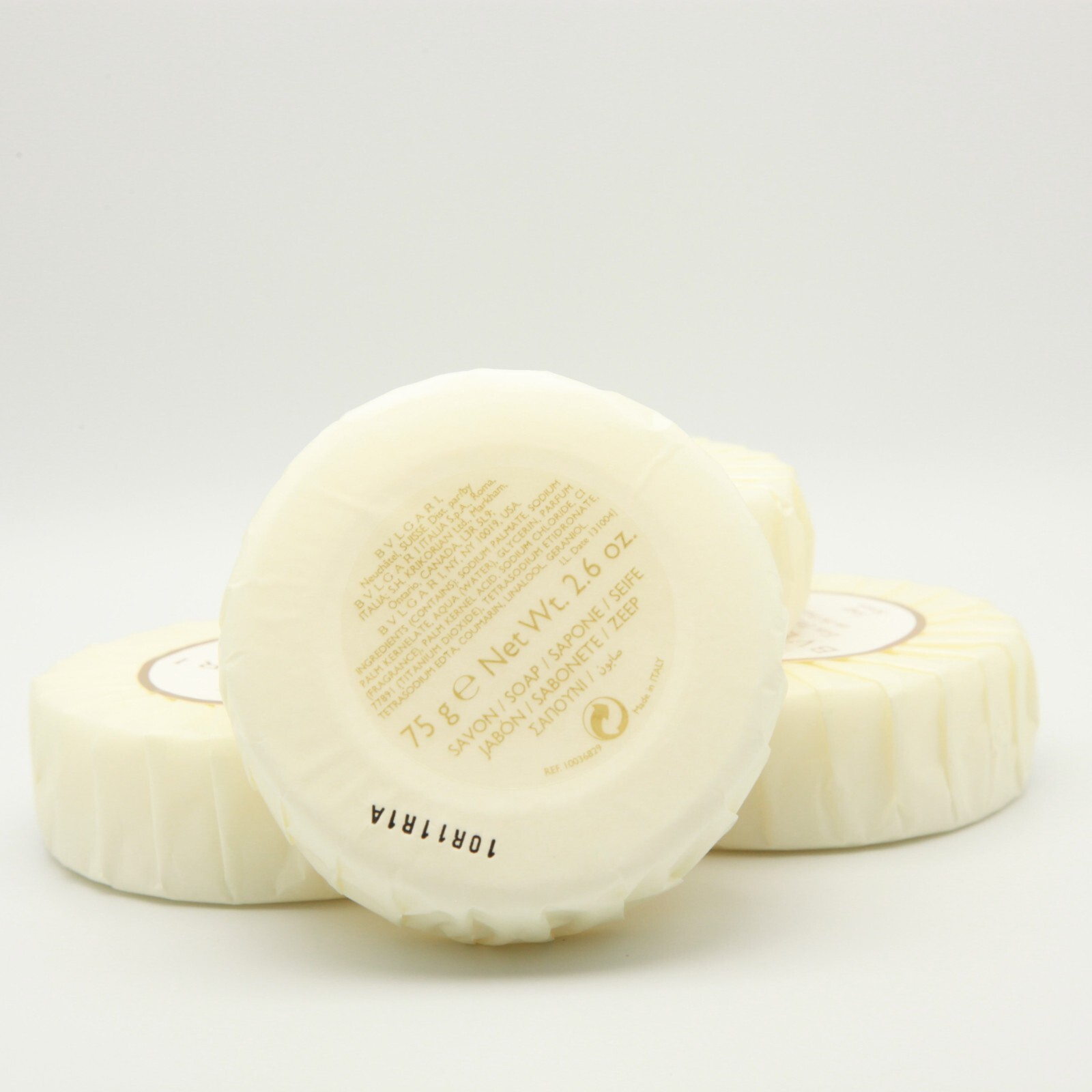 BVLGARI au thé Blanc ( White Tea ) Soap – 2.6oz / 75g Pack Of 8 NEW