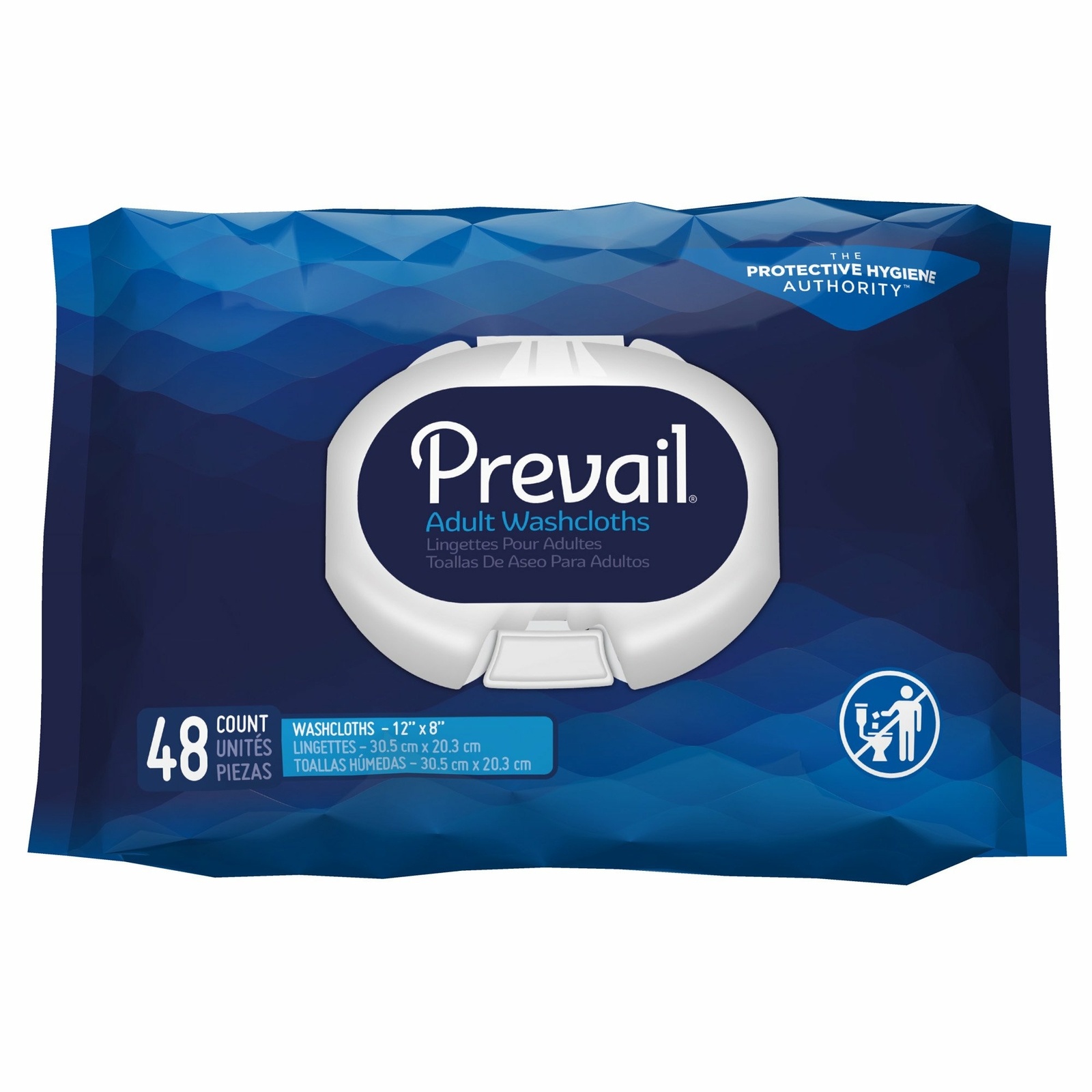 Prevail Adult Wipe or Washcloth 8 x 12″ 576 Wipes