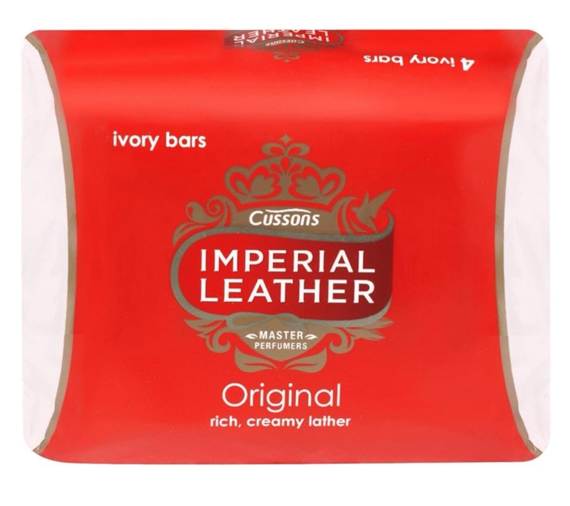 Imperial Leather Ivory Bar Soap, 4 x 100g (4 Pack)