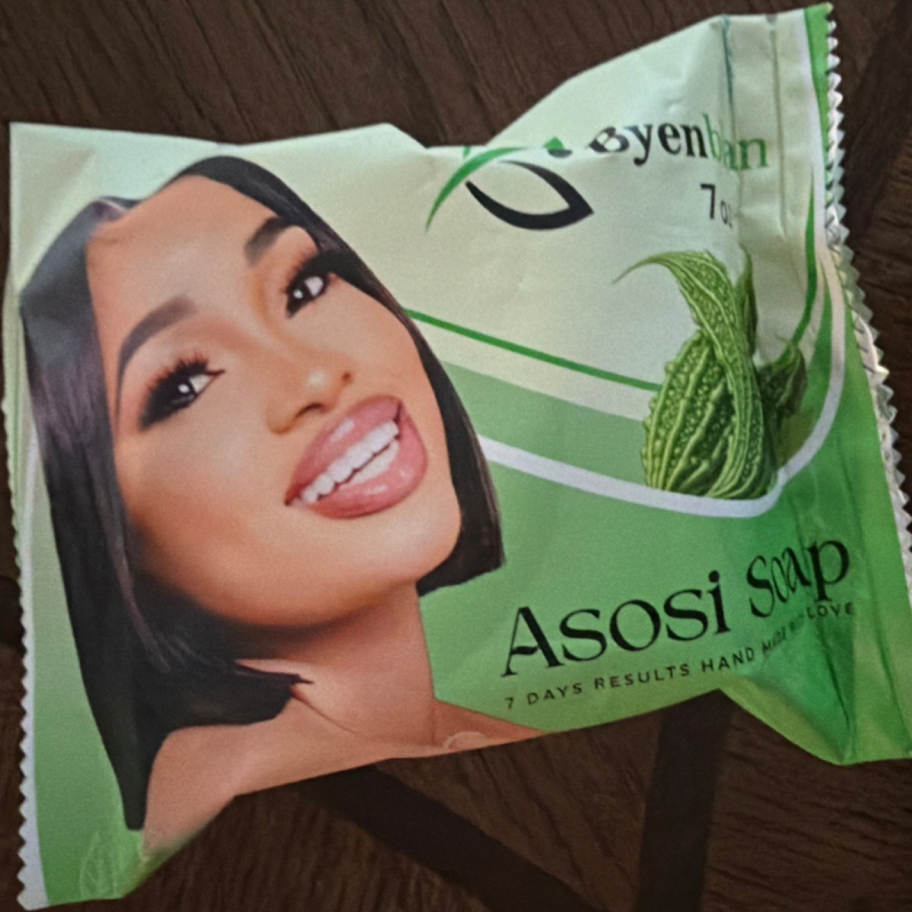 Byenblin Asosi Aloe Vera Green Body Bar Soap 70g Hands Unisex Adults