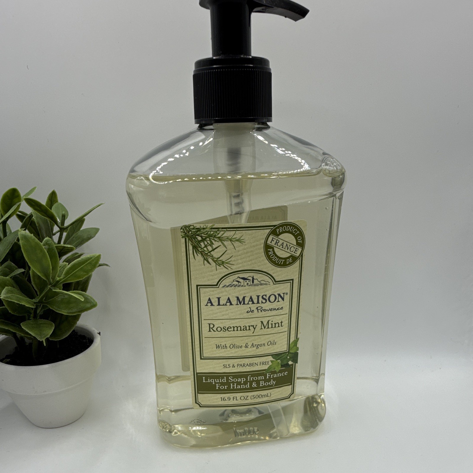 A LA MAISON de Provence Rosemary Mint Liquid Hand & Body Soap 16.9 fl oz