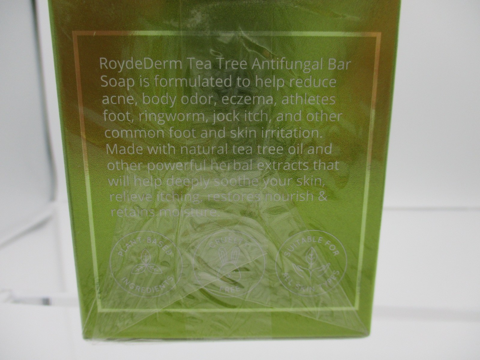 RoyceDerm Tea Tree Oil Antifungal Soap – 4 Bars – 4.1 oz each