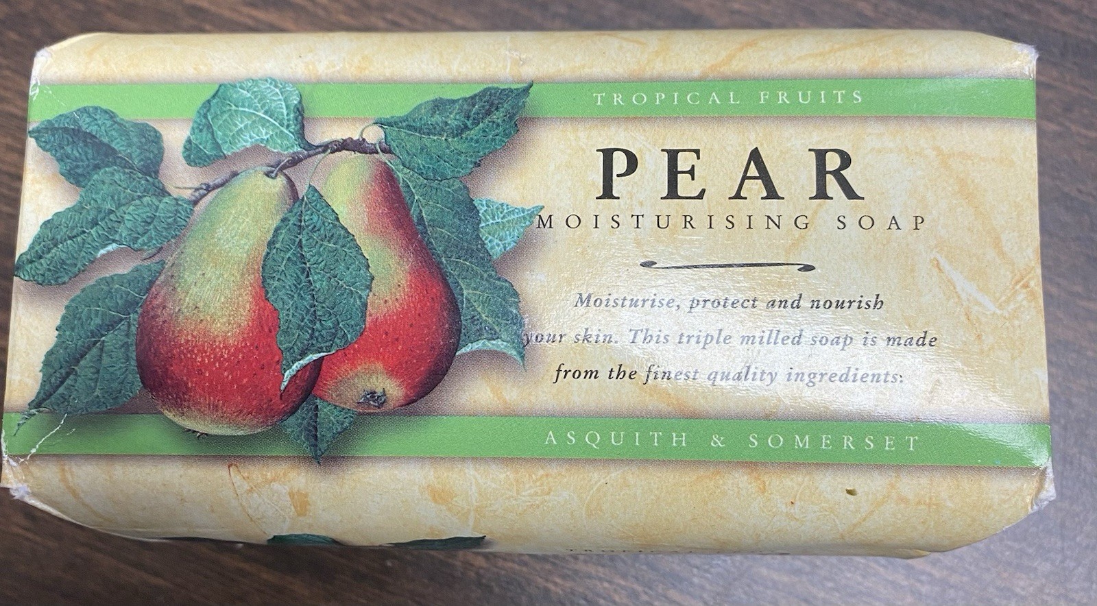 Pear Moisturizing Bath Bar Soap Large 12 oz/350g New!!!!!