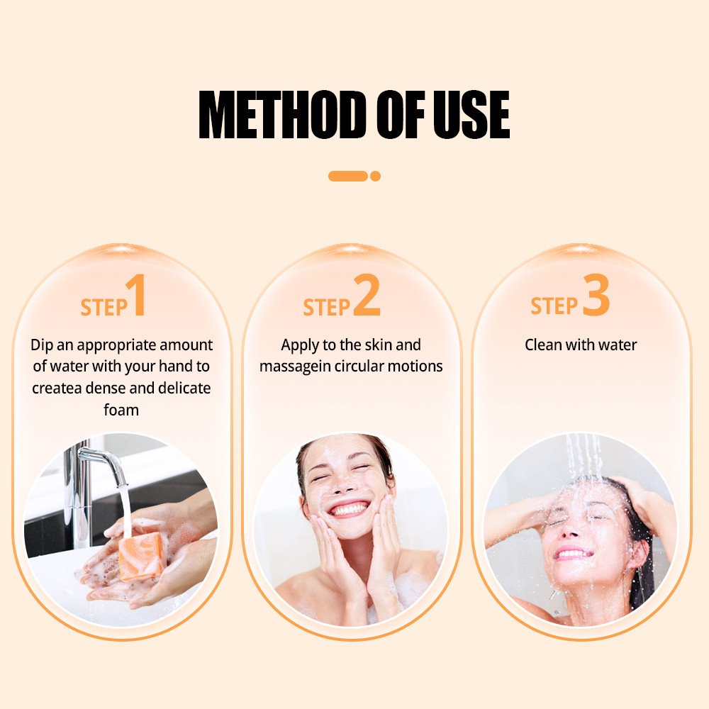 3/2Pcs Turmeric Soap Dark Spots Acne Face & Body Wash Brightening Bleaching Soap