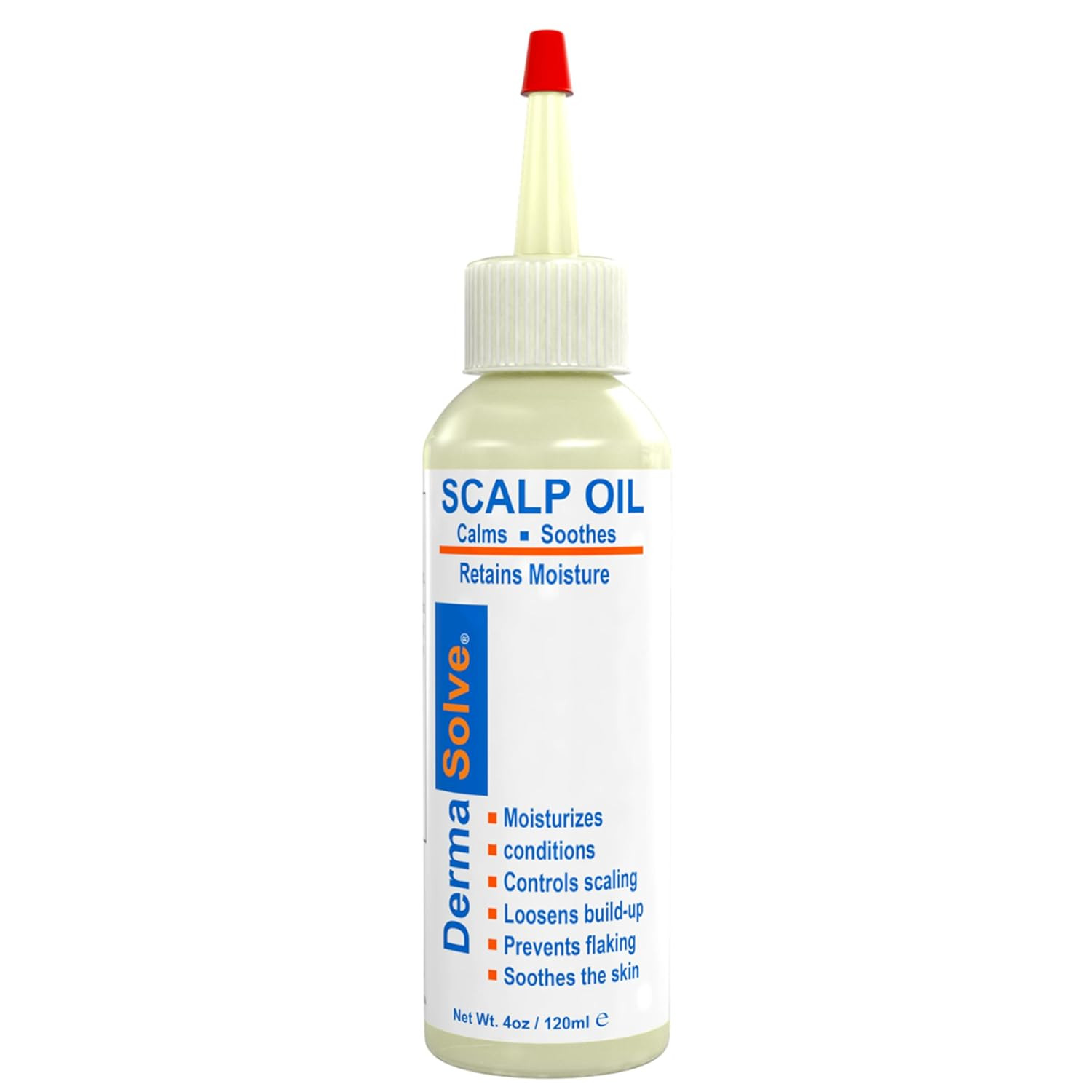 Dermasolve 4 oz Scalp Oil | Psoriasis & Dandruff Relief | Dermatologist Approved
