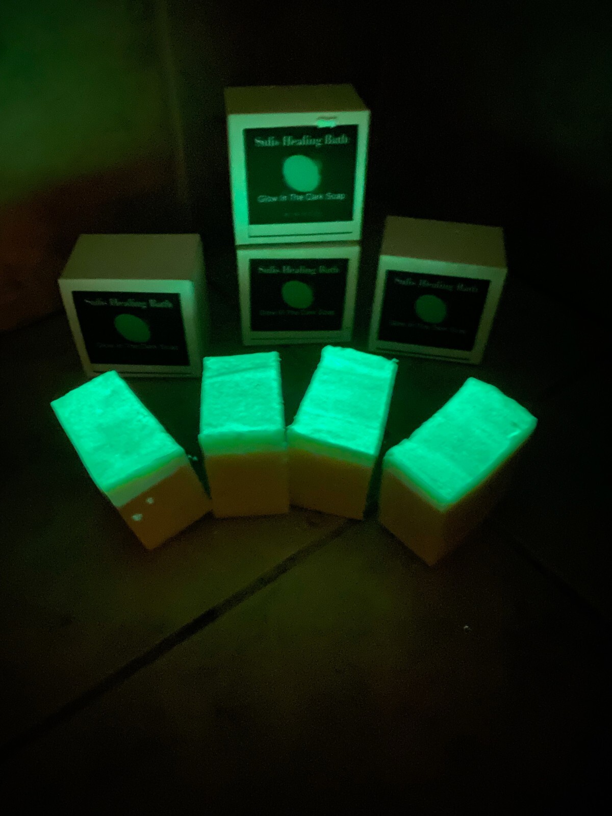 Glow In The Dark Bath Soap By Sulis Healing Bath, Plus a Free Shampoo
