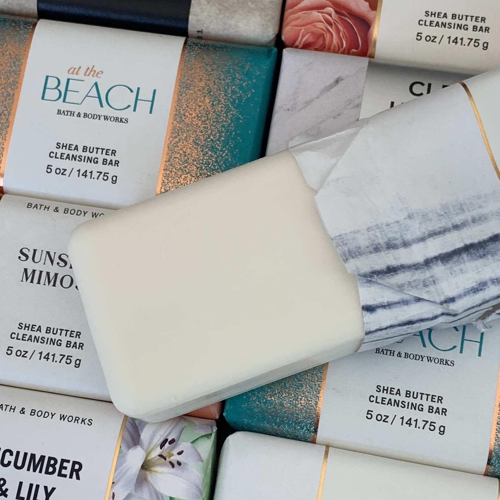 Bath & Body Works Shea Butter Cleansing Bar 5 oz Body Soap Sealed You Pick Scent