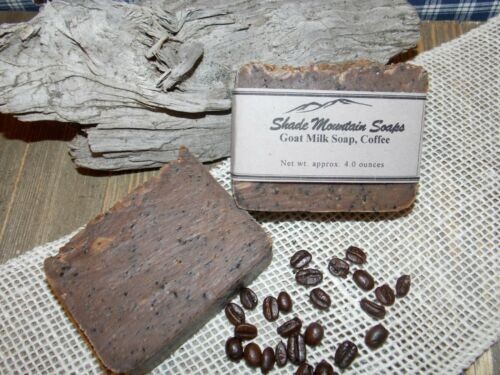 Goat Milk Soap Homemade / Handmade Moisturizing – 4 oz bar -Coffee