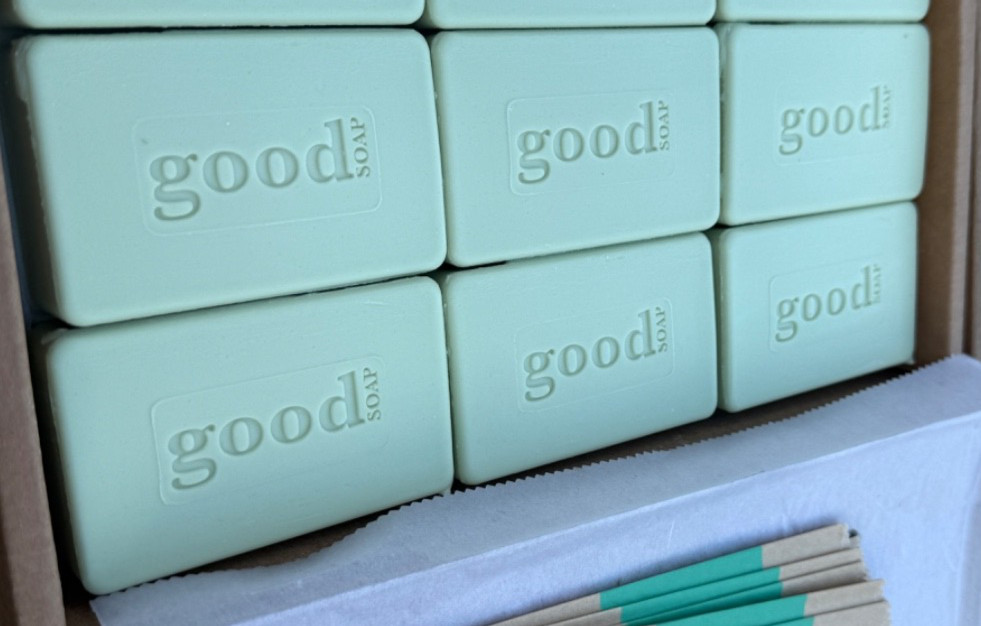 (6) Alaffia (Wf), Good Soap Bar Avocado Bulk Unwrapped, 5 Oz