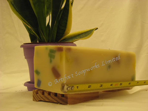 ONE Handmade Soap Loaf – Pineapple Confetti Shea Vegan