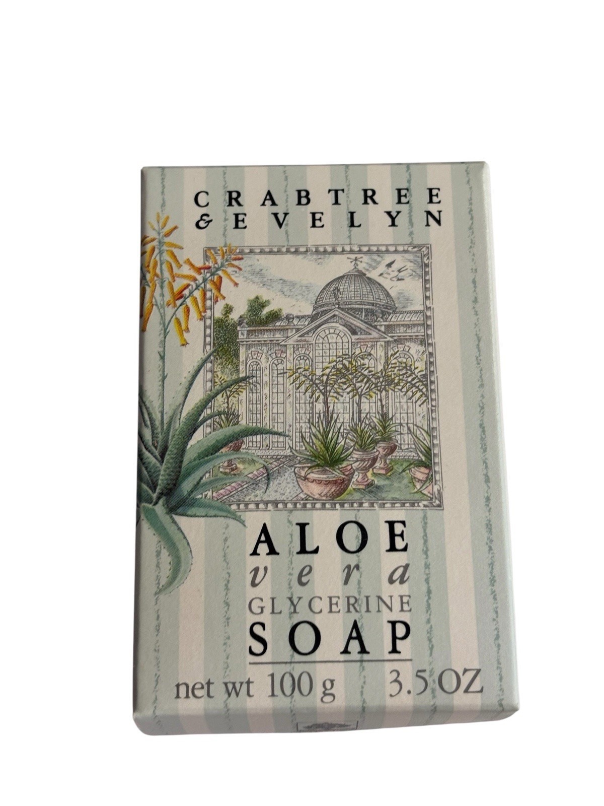 Vintage Crabtree & Evelyn 1988 Aloe Vera Glycerin Soap 3.5 oz.