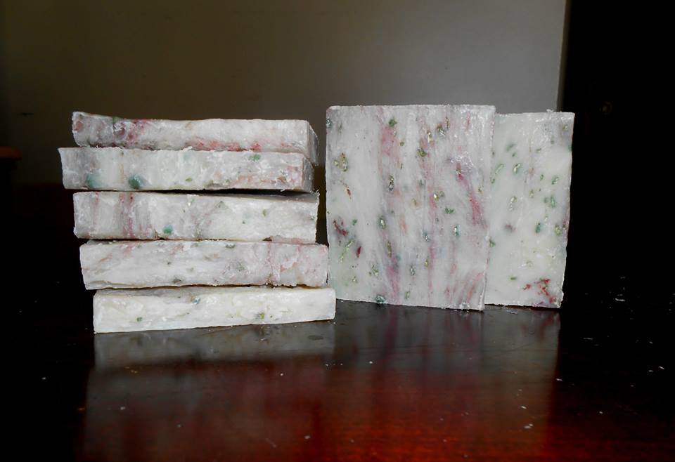 1LB LOT BULK Handmade Handcrafted Natural Soap SPRUCE & CRANBERRY VEGAN