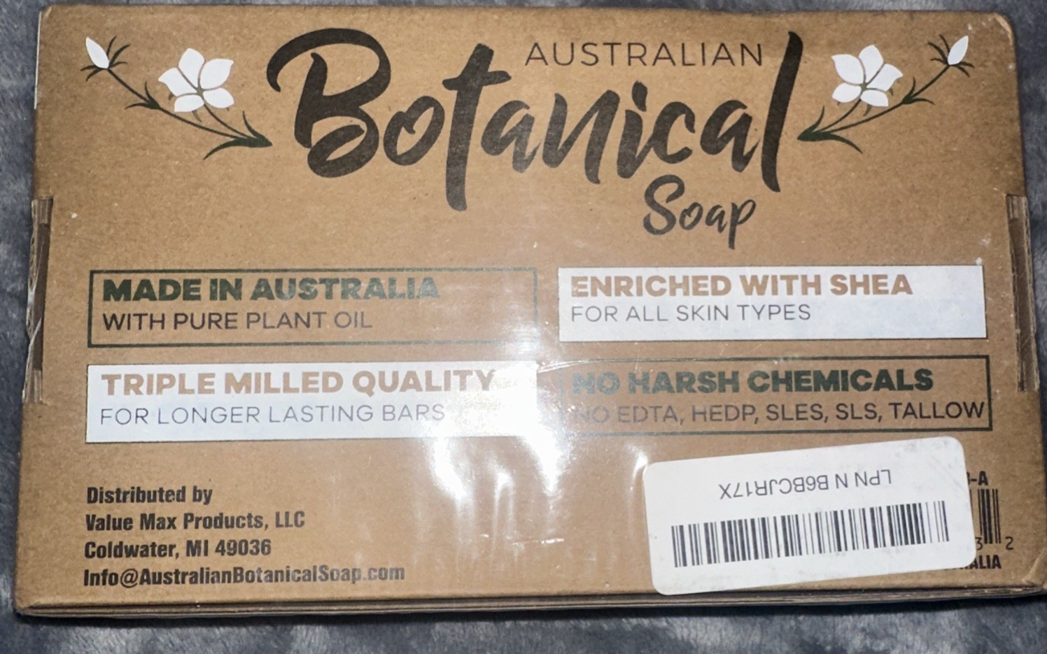 Australian Botanical Soap 6.5 OZ Pack of 4 Goat Milk Soap Bars With She’s