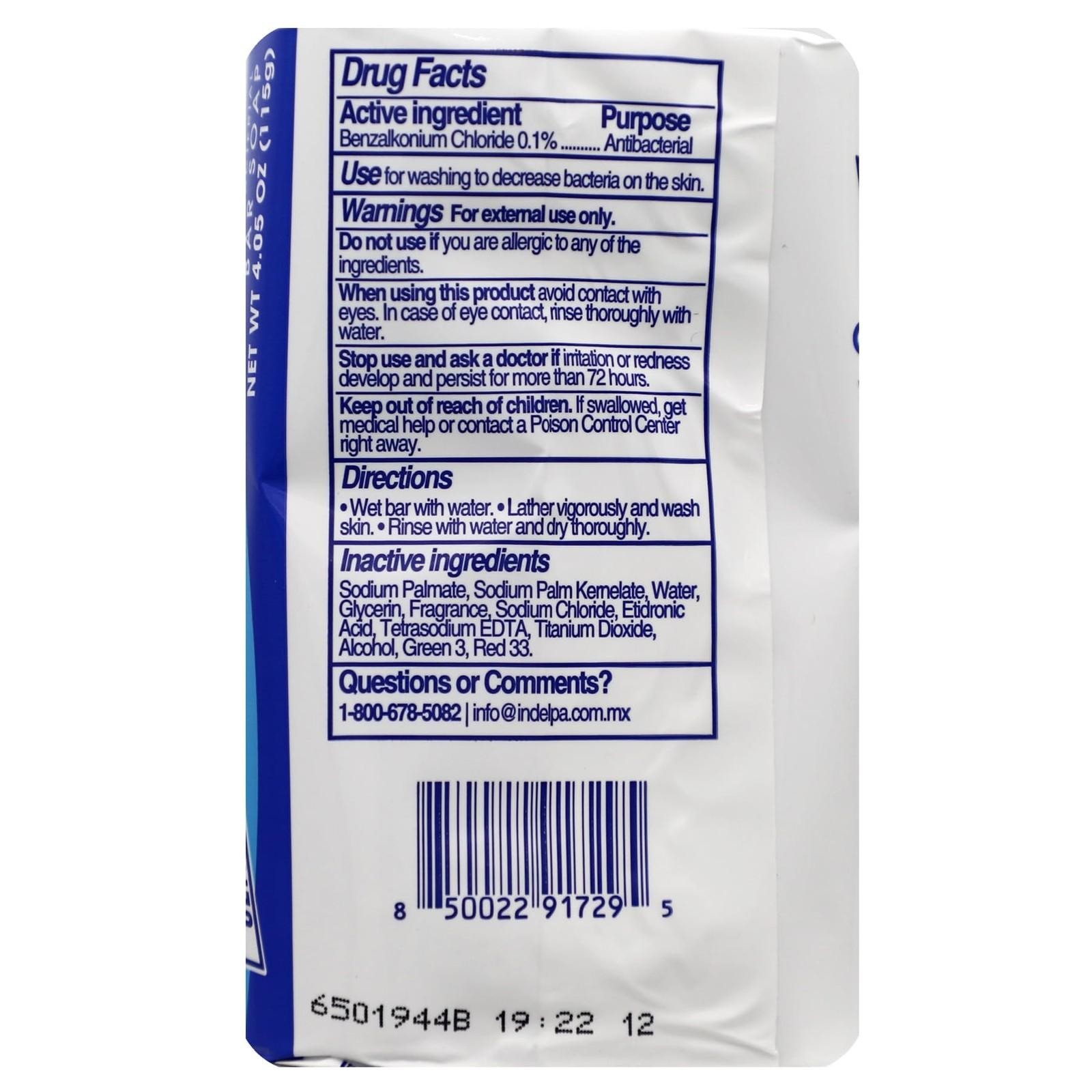 Escudo Ultra-protect Antibacterial Bar Soap, 4.05 Oz, 6 Pack, Fresh Clean Scent