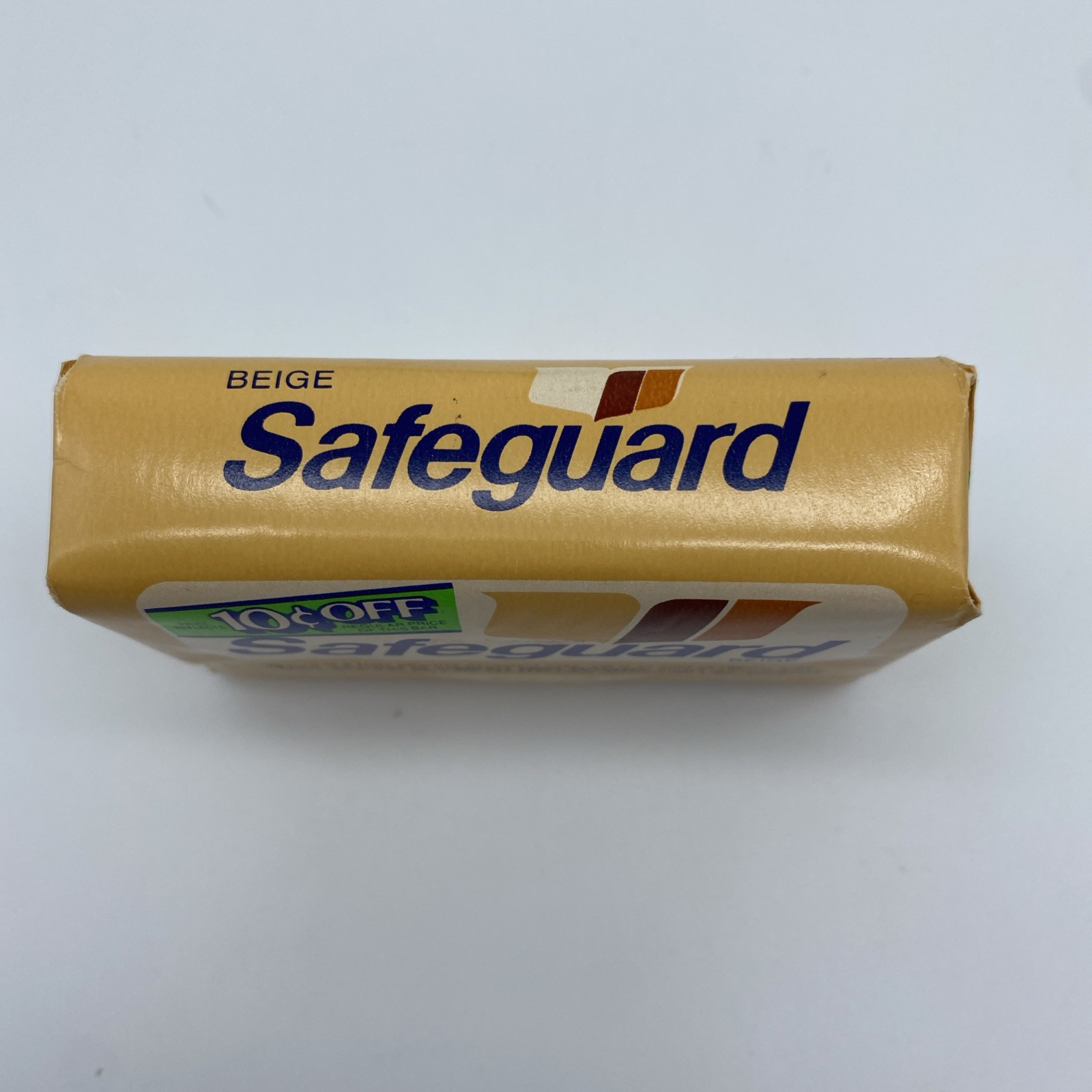 2 Vintage Safeguard Beige Deodorant Soap Bars New Sealed Large 5oz