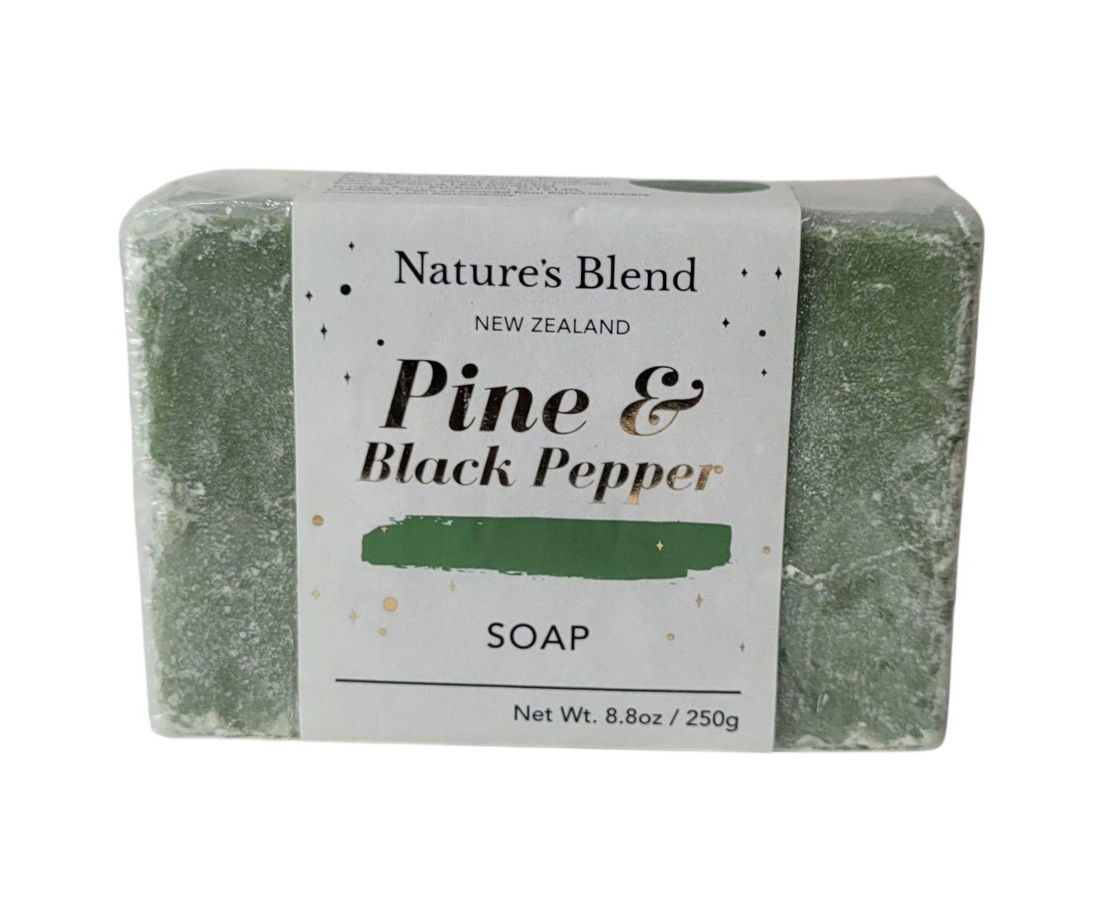 Nature’s Blend New Zealand Limited Edition Pine & Black Pepper Bar Soap 8.8 oz