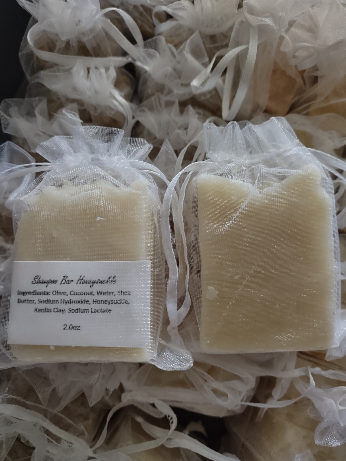 Honeysuckle Handcrafted Shampoo Bar Natural 2 Bars