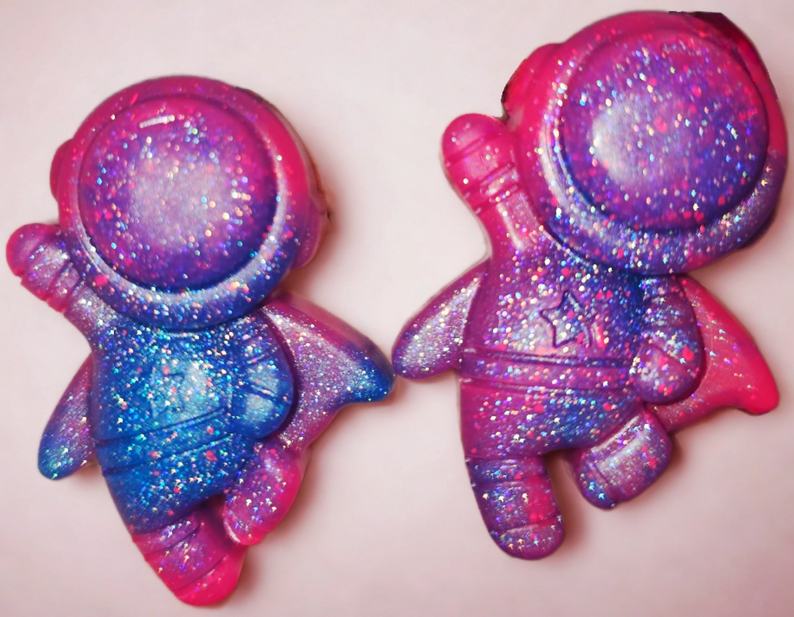 THREE Astronaut Galaxy Glitter Soap Bar Handmade Shimmer