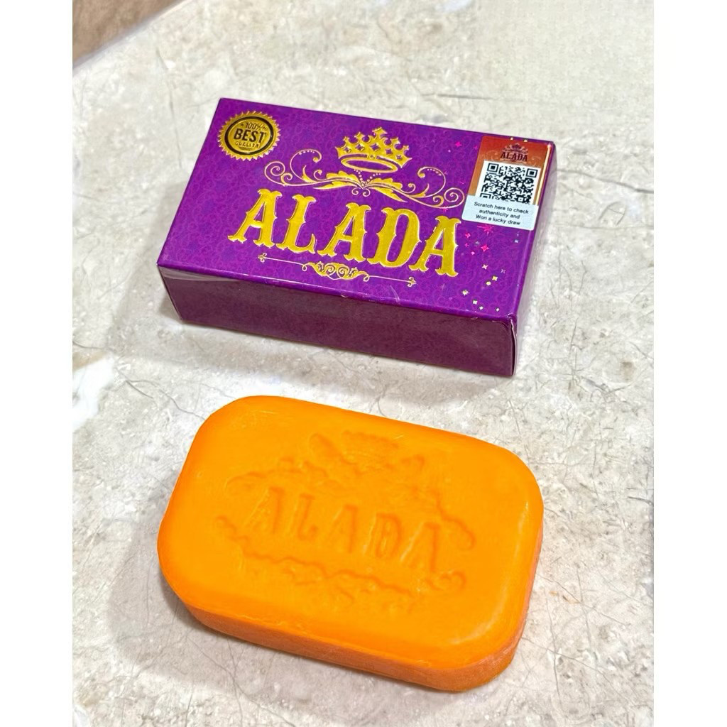 2x ALADA Soap Natural Instant Whitening Premium 10x Richer Formula Face Body160g