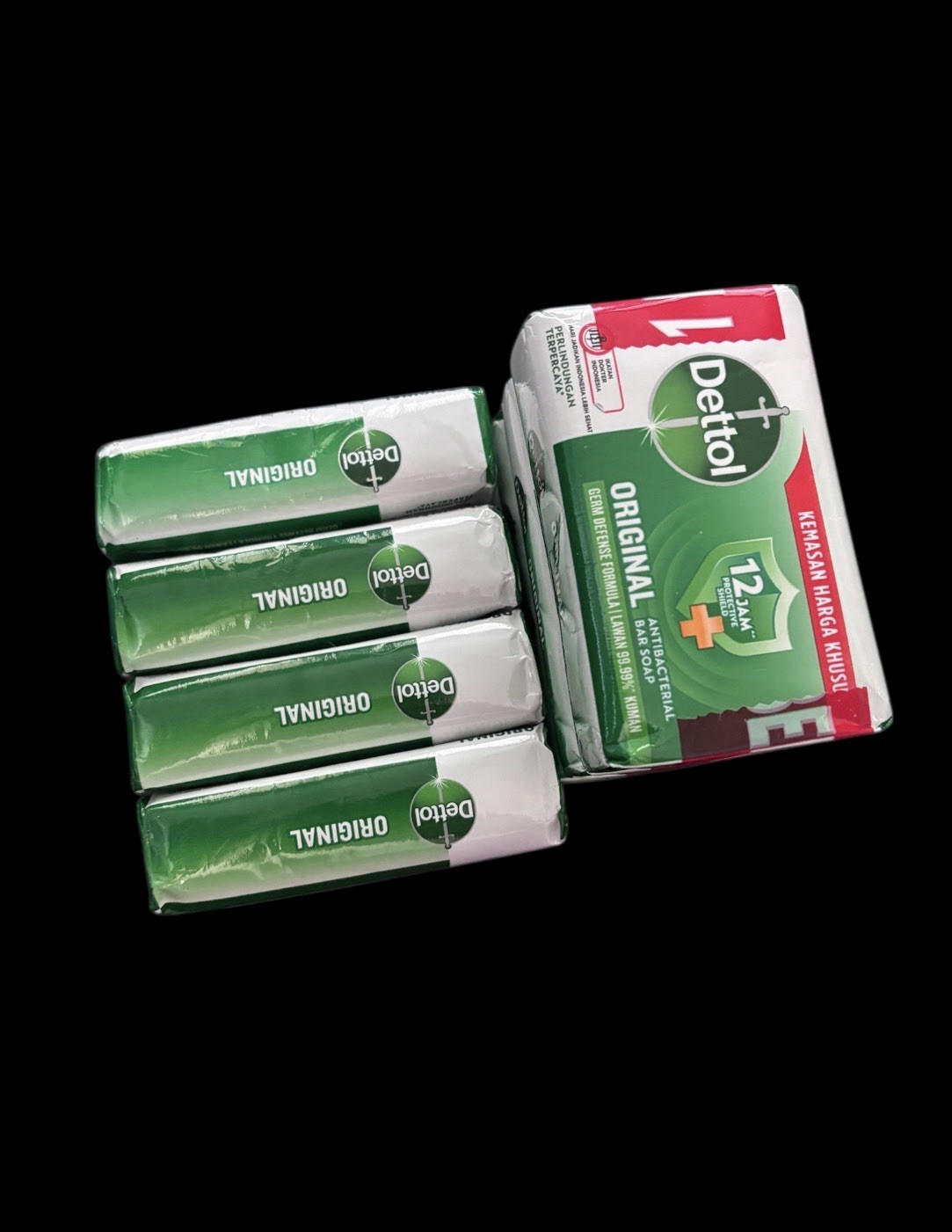 8 X Dettol Original Soap Bar Skin Cleanser 100g Each