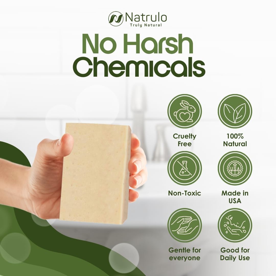 Eczema Soap Bar for Face and Body – All Natural Dermatitis, Psoriasis Treatment