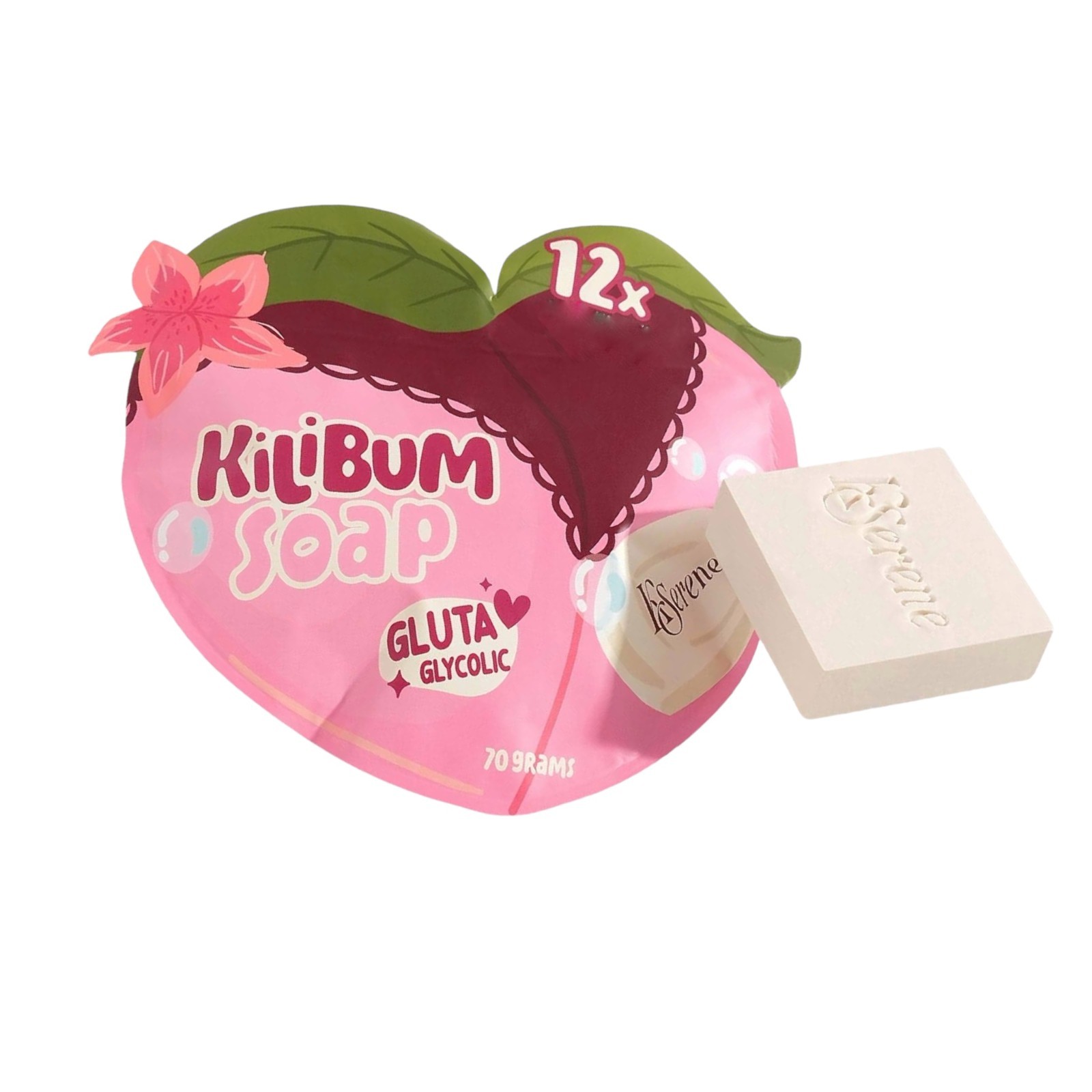 KSerene KiLiBUM Gluta Glycolic Soap 70g x 3 Bars