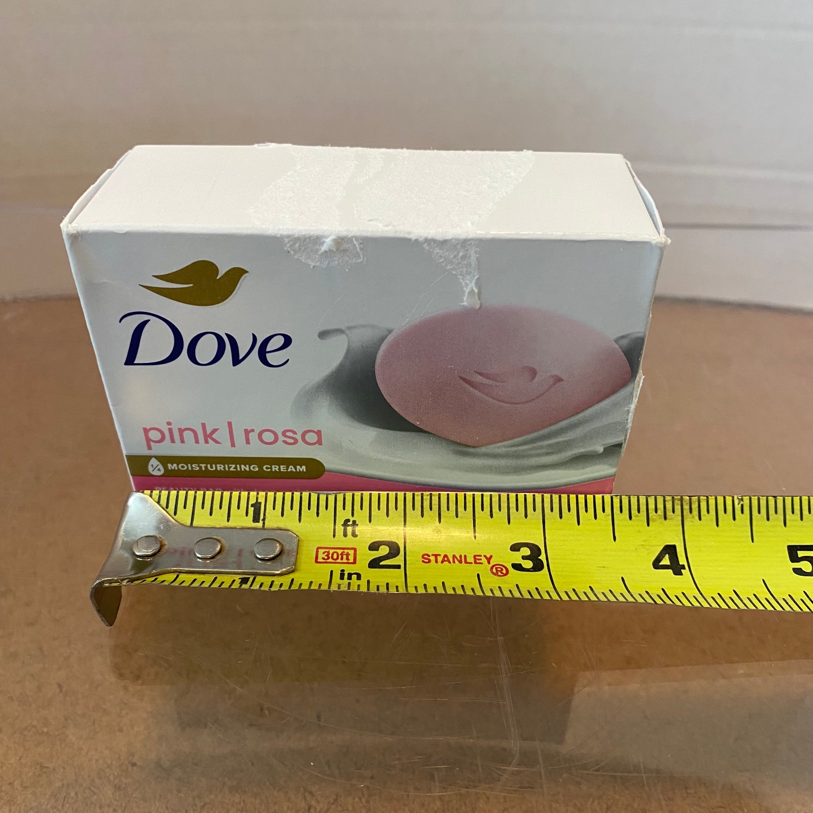 Dove Pink Beauty Bar Soap (PinkRosa), 3.75 oz Each, 2-Pack (Moisturizing) NEW