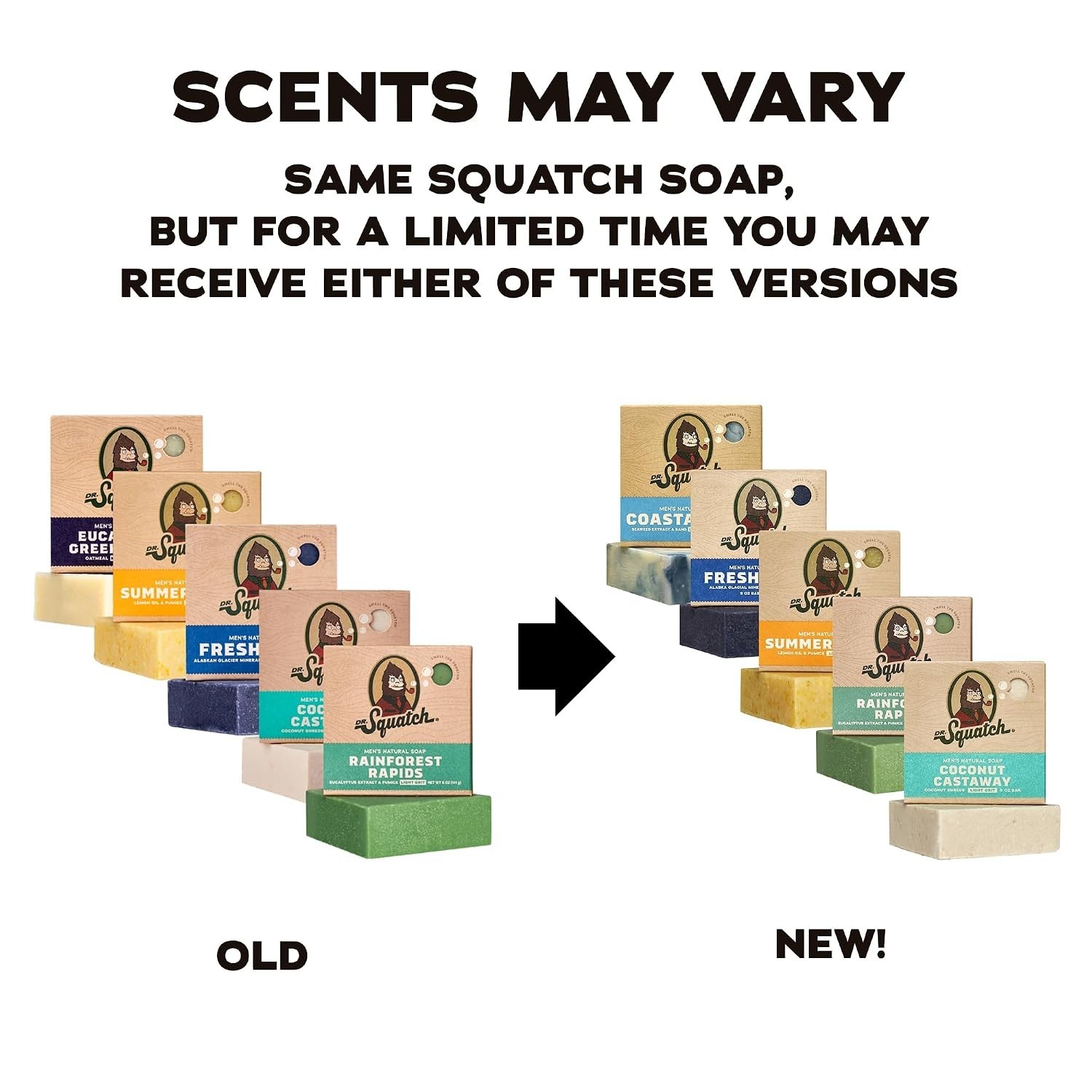 Men’s Natural Body Soap – Coconut, Fresh Falls, Coastal Mist