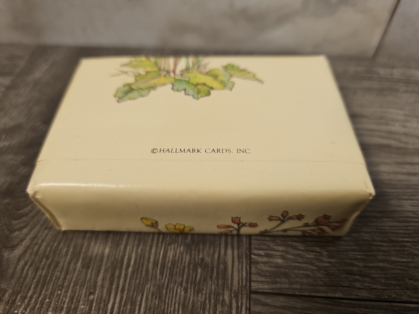 Vintage Lot Of 2 Hallmark Branded Soap Floral MCM