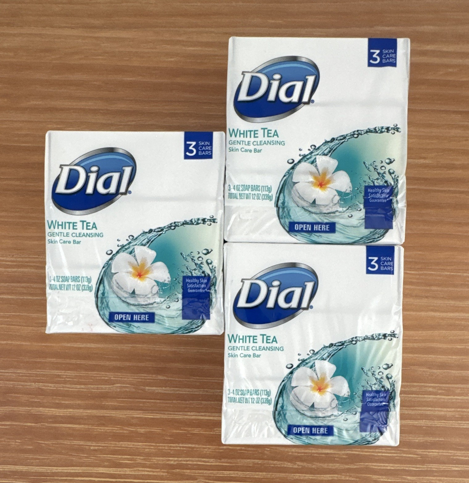 Dial White Tea Gentle Cleansing Skin Care Bar Soap, 3-Pack 9 bar (discontinued )